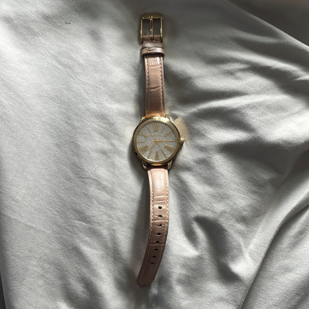 Rose gold Michael Kors watch